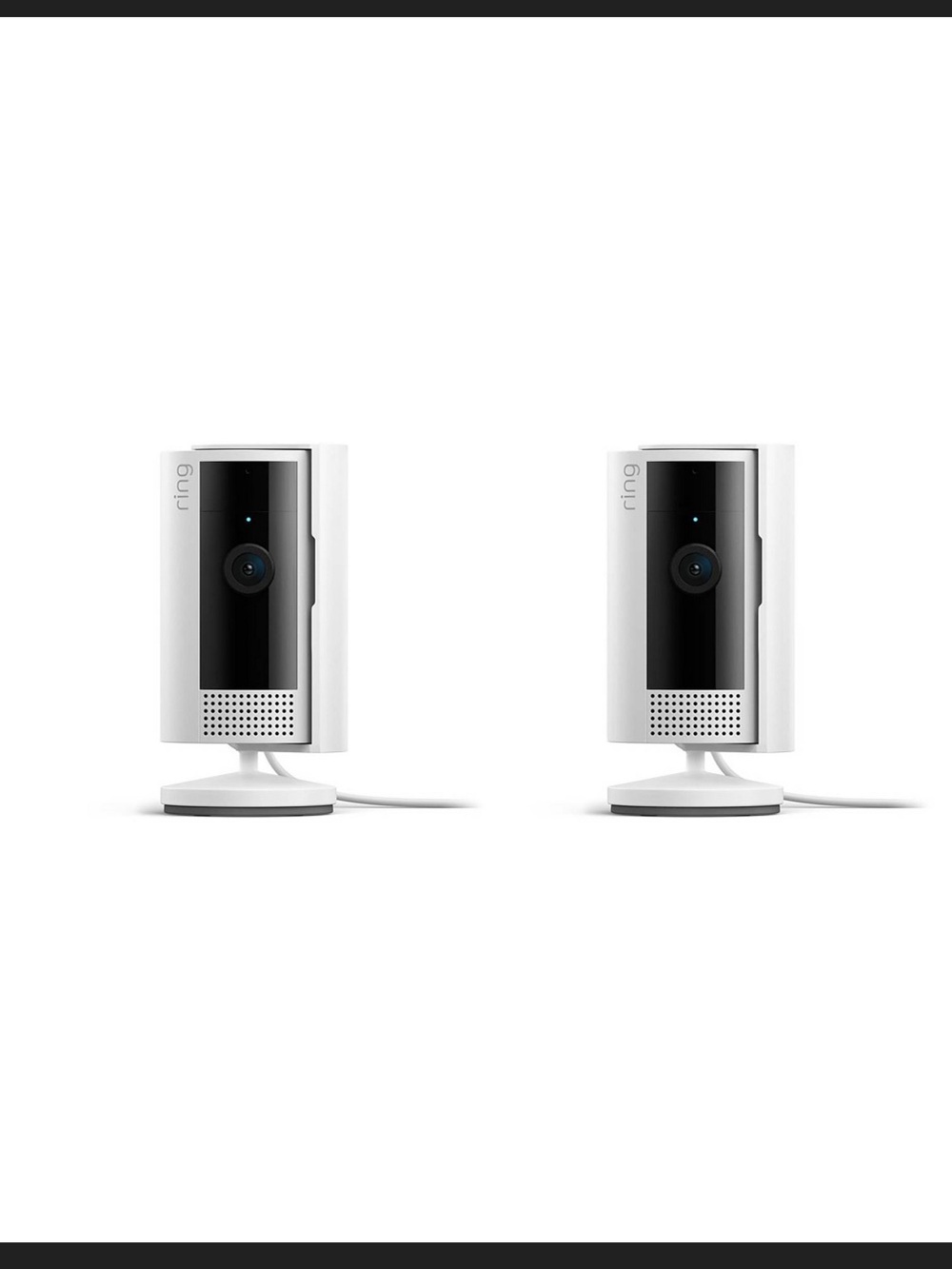 Ring Indoor Cam (1st Gen) Security Cameras 2- pack 1080p HD with privacy covers